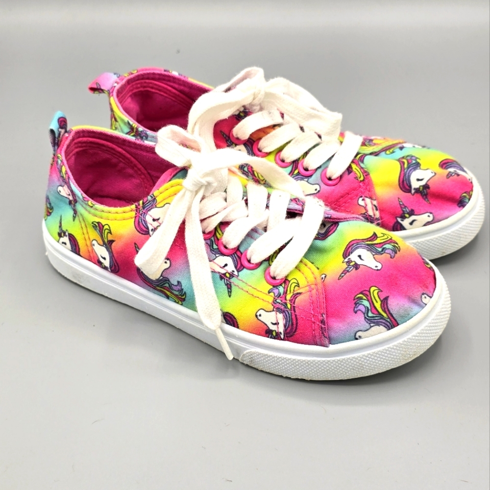 Fab Kids, Size 1, Unicorn Shoes